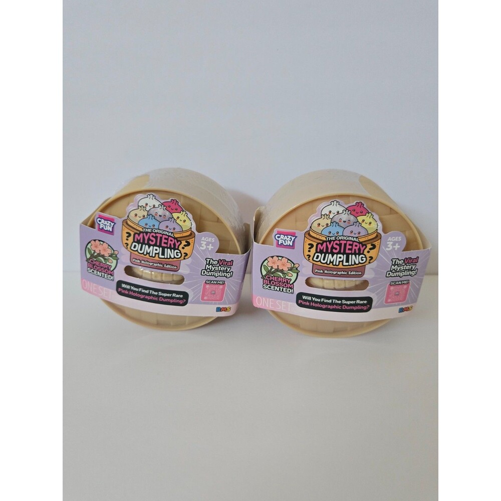 RMS CRAZY FUN Sealed Cherry Blossom Scented Pink Holographic Edition - Lot Of 2